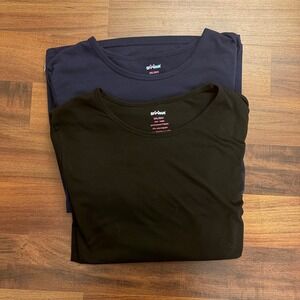 Sivvan Women's Black & Navy Blue Long‎ Sleeve Tops Bundle Size XXL